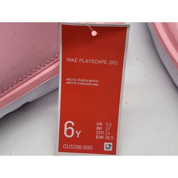 Nike Playscape GS Pink Sandals Slide Slippers CU5296 600 Size‎ 6Y - Picture 9 of 10